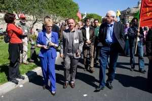 Hélène Mandroux, Eric Andrieu, André Vezinhet (photo : Xavier Malafosse)