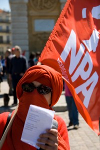 Manifestation du premier mai à Montpellier (photo : Xavier Malafosse)