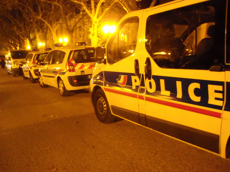 Sur l'esplanade de Montpellier vendredi 28 août 2009 (photo : Mj)