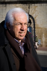 André Vezinet, président du conseil général de l'Hérault, le 29 janvier (photo : Xavier Malafosse)