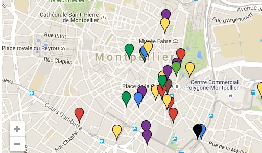 La carte des dispositifs anti-SDF à Montpellier