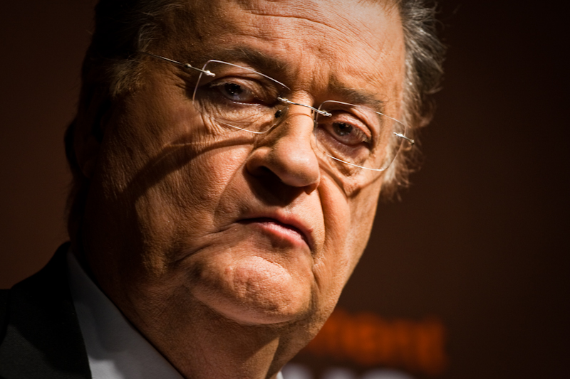 Georges Frêche lors de son meeting du 11 mars 2010 à Montpellier (photo : Xavier Malafosse)