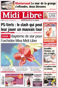 La Une de Midi Libre le 19 février 2010