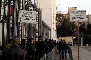 Devant la préfecture de l'Hérault (photo archive : Mj)