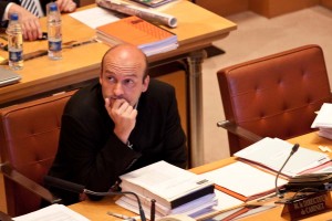 Frédéric Bort le 18 juin 2010 au conseil régional du Languedoc-Roussillon (photo : Mj)