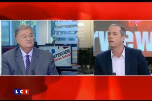 Georges Frêche sur LCI le 16 septembre 2010 (photo : capture d'écran sur le site de LCI)