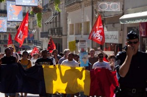 Manifestation contre la Xénophobie à Montpellier le 4 septembre 2010 (photo : Mj)