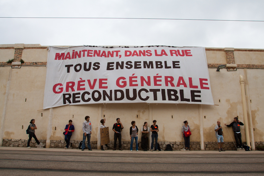Manifestation du 7 septembre 2010 à Montpellier contre le projet de réforme des retraites (photo : Xavier Malafosse)