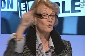 Hélène Mandroux sur 7L TV le 8 décembre 2010 (photo : copie d'écran de la vidéo de l'émission)