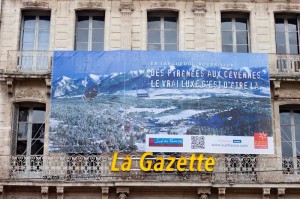 La façade de l'immeuble de La Gazette à Montpellier le 20 novembre 2010 (photo : J.-O. T.)