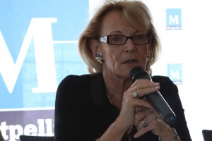 Hélène Mandroux le 22 juillet 2011 à la mairie de Montpellier (photo : J.-O. T.)