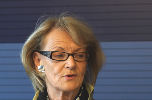 Hélène Mandroux, maire de Montpellier, le 23 décembre 2011 (photo : J.-O. T.)