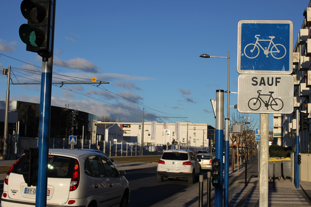 Dans le quartier Prés d'Arènes à Montpellier le 7 février 2013 (photo : J.-O. T.)