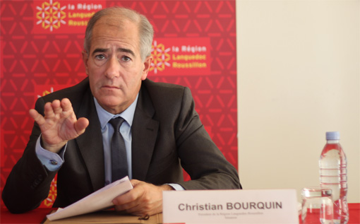 Christian Bourquin, président de la région Languedoc-Roussillon, le 22 novembre 2012 (photo : J.-O. T.)