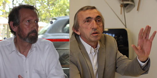 Roger Moncharmont et Michel Passet (photo et montage : J.-O. T.)