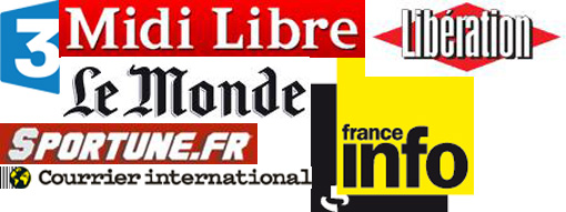 Logos des médias cités dans la revue de presse de Montpellier journal de juillet-août 2013