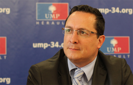 Arnaud Julien, le président départemental de l'UMP, le 24 avril 2013 (photo : J.-O. T.)