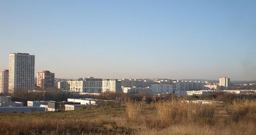 Le quartier de La Paillade en janvier 2009 (photo : Vpe, licence CC)