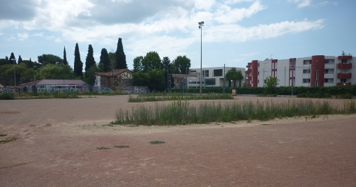 Le stade du père Prévost le 23 juillet 2014 (photo : J.-O. T.)