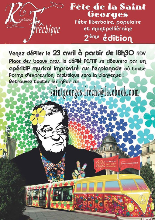 Affiche de la Saint-Georges Frêche 2015