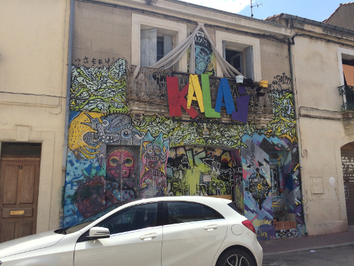 Le squat Le Kalaj à Montpellier, le 8 juillet 2016 (photo : Lucie Lecherbonnier)