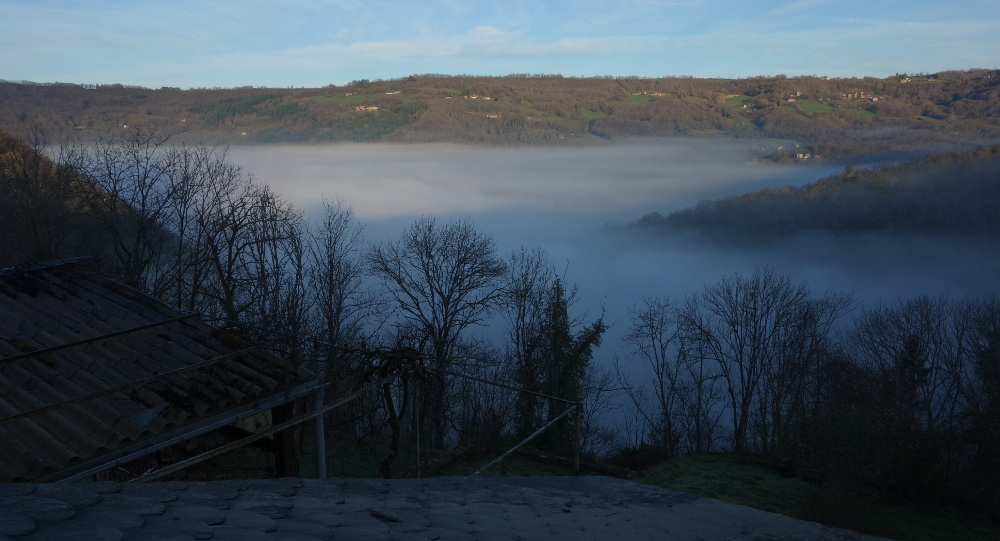 Vu de notre maison, au petit matin (photo : J.-O. T.)